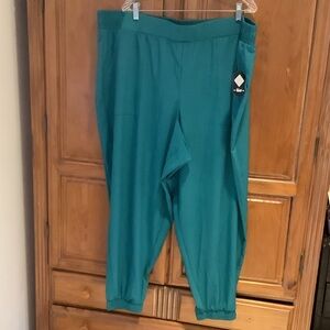 Women’s Teal Jogger Bottoms - Comfortable Elastic Waist